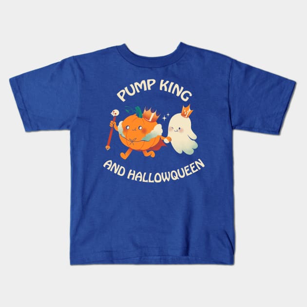Pumpkin Halloween Pump King Hallow Queen by Tobe Fonseca Kids T-Shirt by Tobe_Fonseca